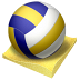 Beach Volley Icon 72x72 png